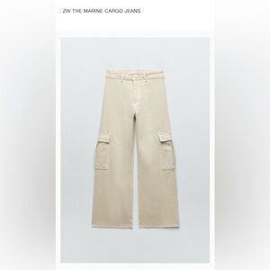 Zara cargo pants size 8